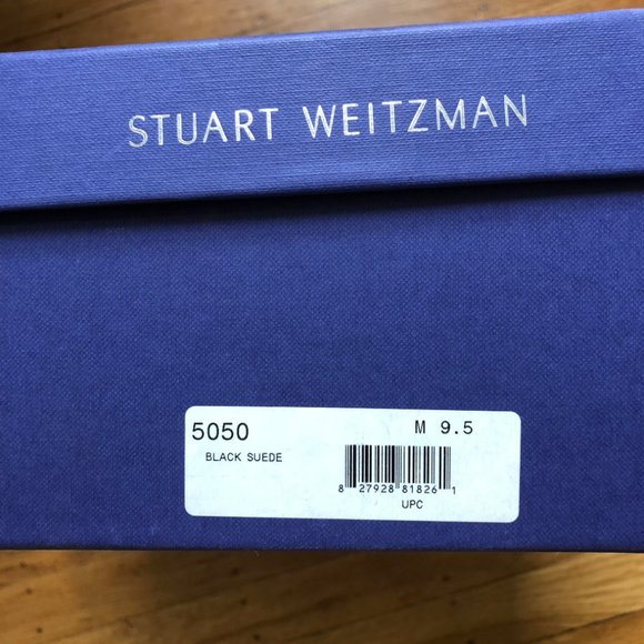 Stuart Weitzman Black Suede 5050 Boot - Picture 6 of 8